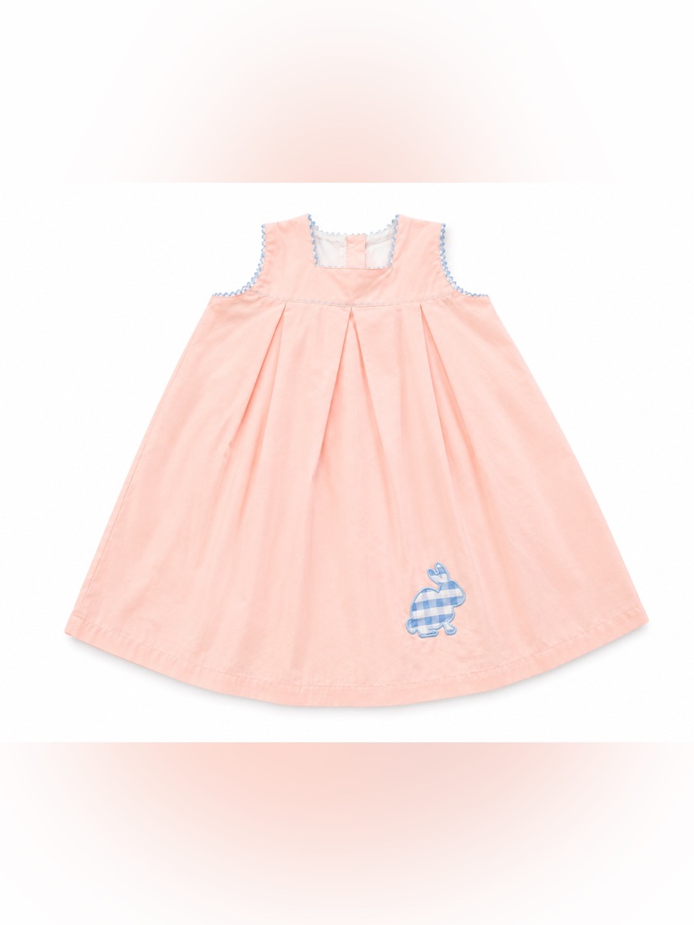 Size 3 Girls' Pink Easter Bunny Appliqué Dress